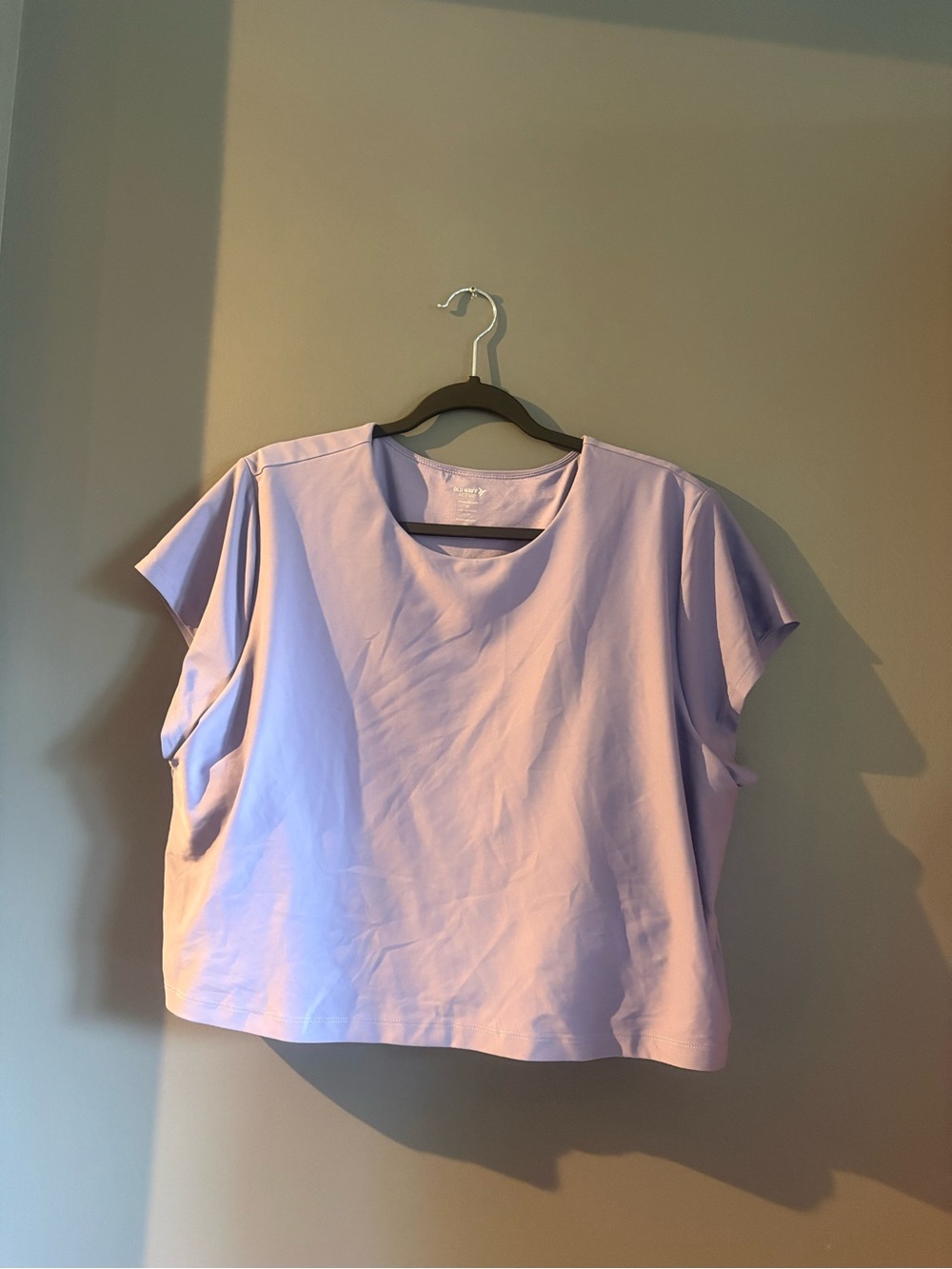 Old Navy Lavender Short Sleeve Crop Top